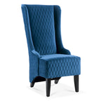 Blue / Grey / Retro Green Wingback Accent Chair, Single Seat
