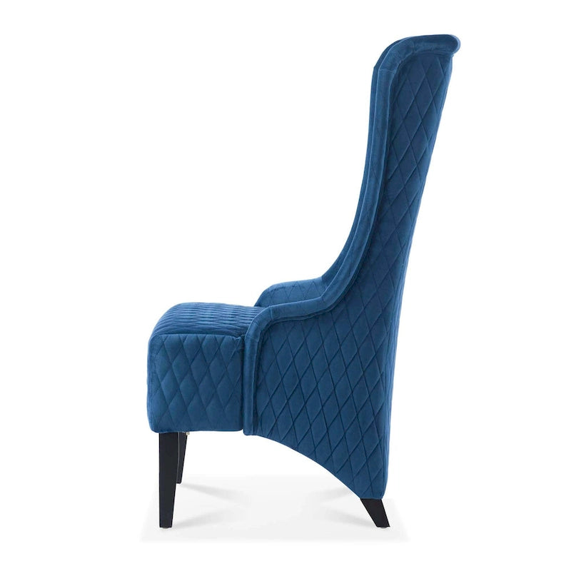 Blue / Grey / Retro Green Wingback Accent Chair, Single Seat
