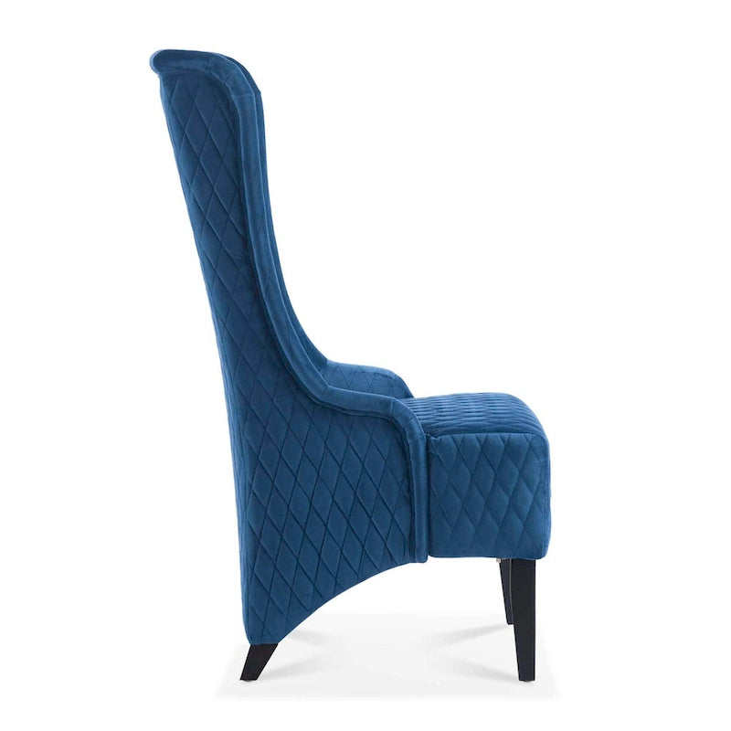 Blue / Grey / Retro Green Wingback Accent Chair, Single Seat
