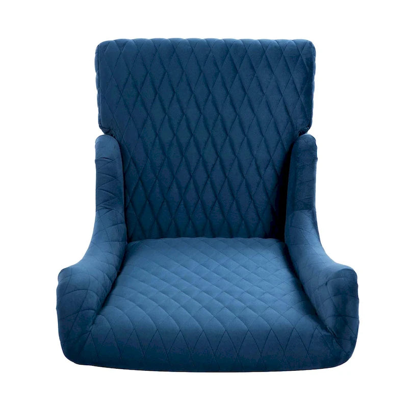 Blue / Grey / Retro Green Wingback Accent Chair, Single Seat