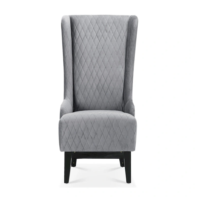 Blue / Grey / Retro Green Wingback Accent Chair, Single Seat