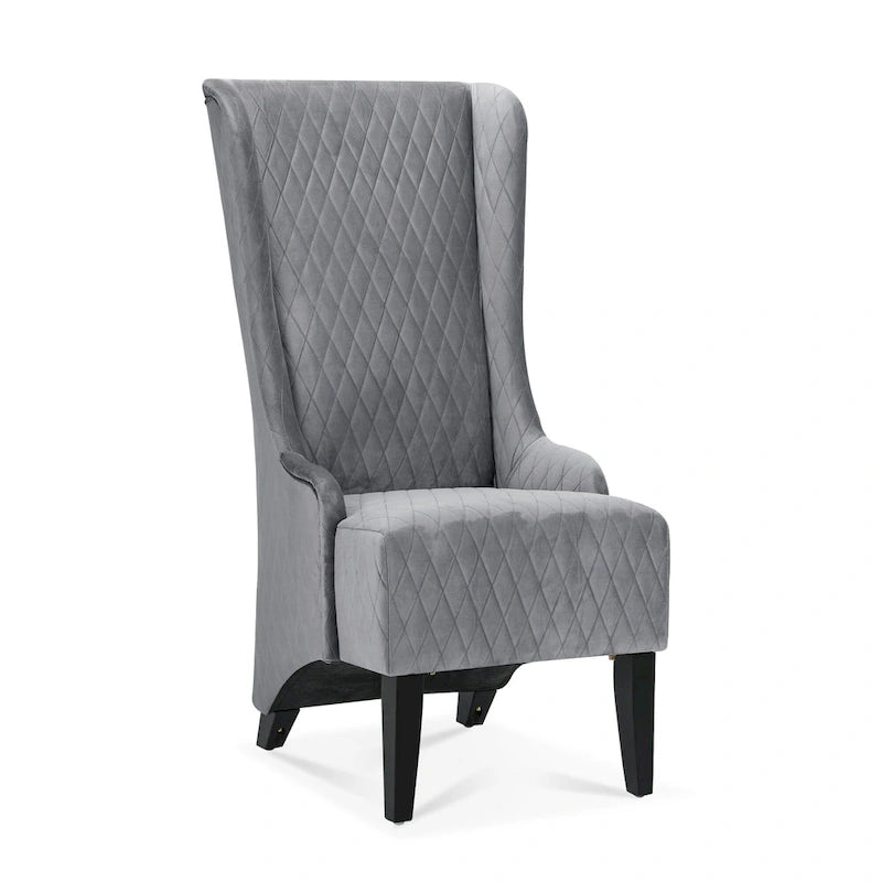 Blue / Grey / Retro Green Wingback Accent Chair, Single Seat