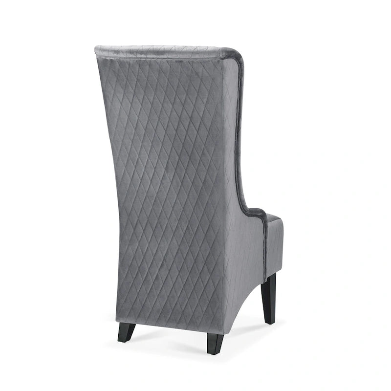 Blue / Grey / Retro Green Wingback Accent Chair, Single Seat