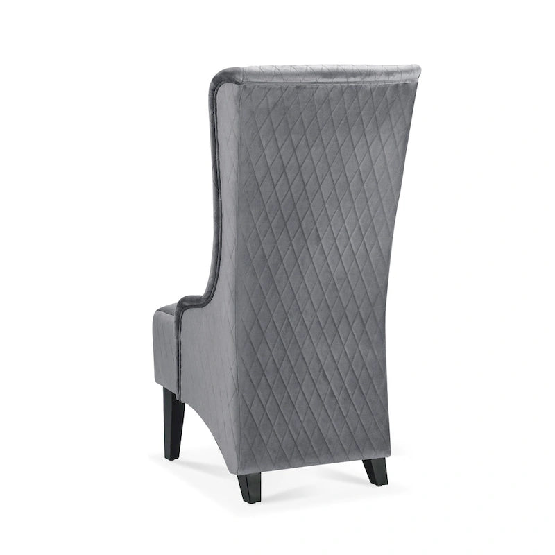 Blue / Grey / Retro Green Wingback Accent Chair, Single Seat