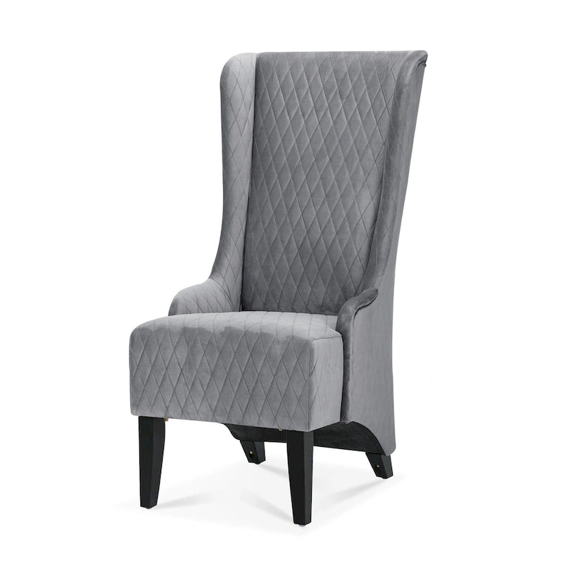 Blue / Grey / Retro Green Wingback Accent Chair, Single Seat