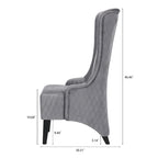 Blue / Grey / Retro Green Wingback Accent Chair, Single Seat