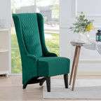 Blue / Grey / Retro Green Wingback Accent Chair, Single Seat