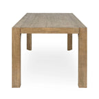Natural Reclaimed Pine Rustic Plank Dining Table, Seats 6