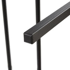Brown & Black Queen Storage Bed Frame with LED Lights, 2 Drawers, For 1-2 People