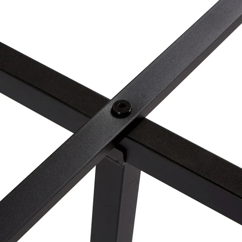 Brown & Black Queen Storage Bed Frame with LED Lights, 2 Drawers, For 1-2 People