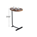 Brown C-Shaped Side Tables, Set of 2