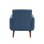 Fabric / PU Tufted Accent Chair, 1-Seat