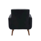 Fabric / PU Tufted Accent Chair, 1-Seat