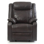 Multi-Color Faux Leather Rocking Recliner, Single Seat