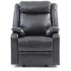 Multi-Color Faux Leather Rocking Recliner, Single Seat