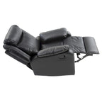 Multi-Color Faux Leather Rocking Recliner, Single Seat