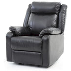 Multi-Color Faux Leather Rocking Recliner, Single Seat