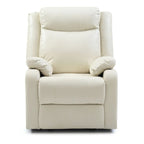 Multi-Color Faux Leather Rocking Recliner, Single Seat