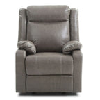 Multi-Color Faux Leather Rocking Recliner, Single Seat
