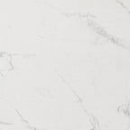 White & Black Faux Marble Console Table