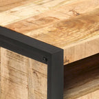 Brown Reclaimed Wood Coffee Table with Storage, 1-Piece