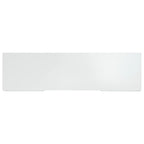 54" Rattan 2-Door Media Stand - Black / White / Walnut, Natural Accents