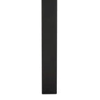 54" Rattan 2-Door Media Stand - Black / White / Walnut, Natural Accents