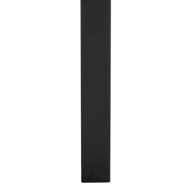 54" Rattan 2-Door Media Stand - Black / White / Walnut, Natural Accents