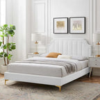 Velvet Upholstered Twin Platform Bed — Pink / Navy / Teal / White / Mint / Charcoal / Dusty Rose / Light Gray | For 1 Person