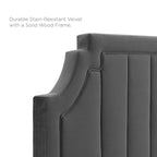 Velvet Upholstered Twin Platform Bed — Pink / Navy / Teal / White / Mint / Charcoal / Dusty Rose / Light Gray | For 1 Person