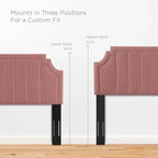 Velvet Upholstered Twin Platform Bed — Pink / Navy / Teal / White / Mint / Charcoal / Dusty Rose / Light Gray | For 1 Person
