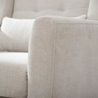 Avocado / Orange / Beige / Yellow Upholstered Accent Chair, Single Seat, Chenille Fabric