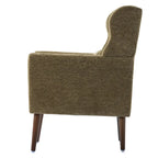 Avocado / Orange / Beige / Yellow Upholstered Accent Chair, Single Seat, Chenille Fabric