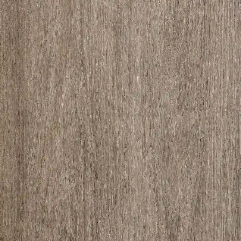 44" Rectangular Coffee Table — Black Grain / Gray Oak / Alder White, Double Pillar T-Leg