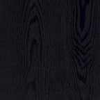 44" Rectangular Coffee Table — Black Grain / Gray Oak / Alder White, Double Pillar T-Leg