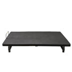 Antique Black Adjustable Bed Base, Queen, Metal Frame, Single